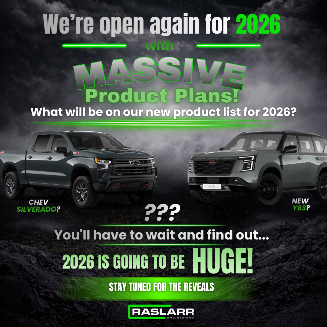 Raslarr Engineering Is open again for 2026 – Massive product plans ahead