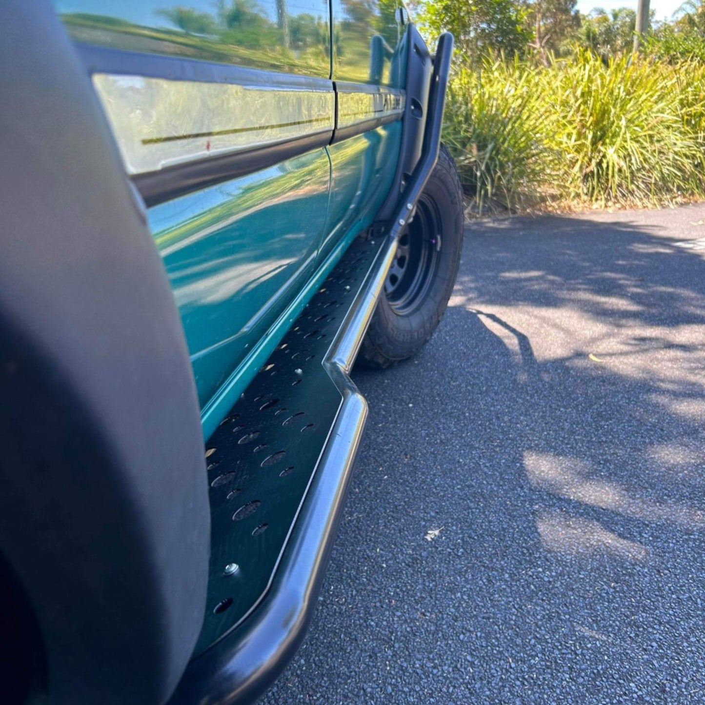 80 Series Toyota Landcruiser Revolution Rock Sliders & Rails | Raslarr