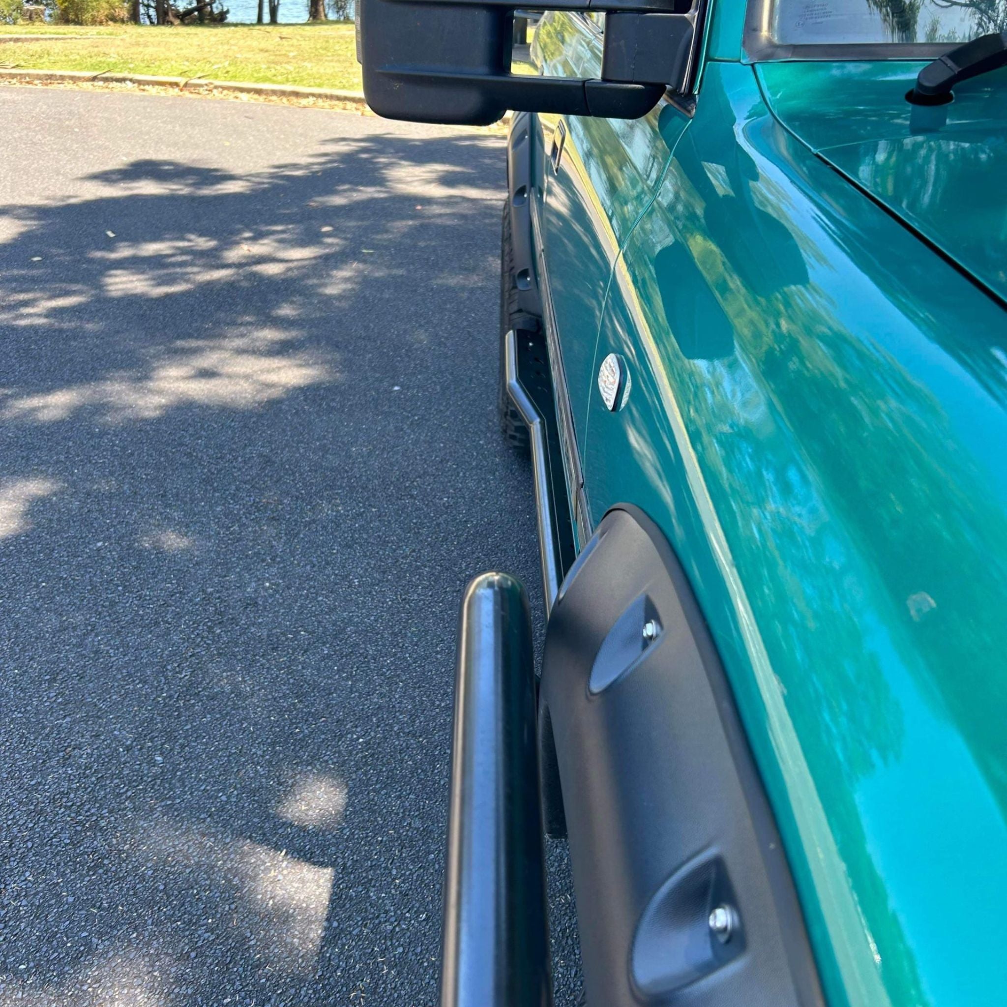 80 Series Toyota Landcruiser Revolution Rock Sliders & Rails | Raslarr