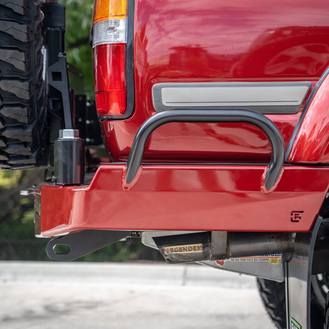 Mx80 Rear Toyota Landcruiser 80 Series Rear Bar V2 Super High Clearance Raslarr