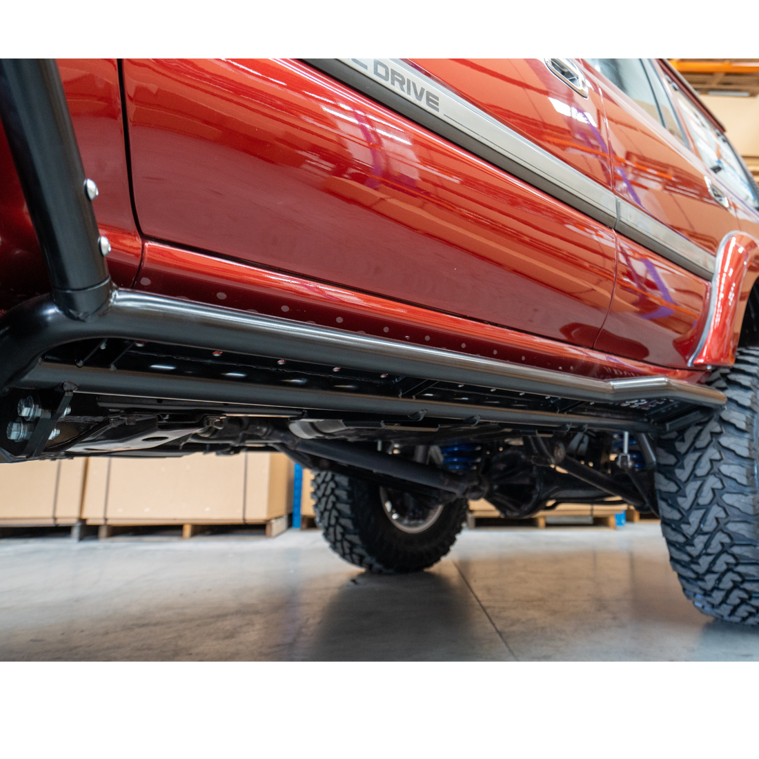 80 Series Toyota Landcruiser Revolution Rock Sliders & Rails | Raslarr
