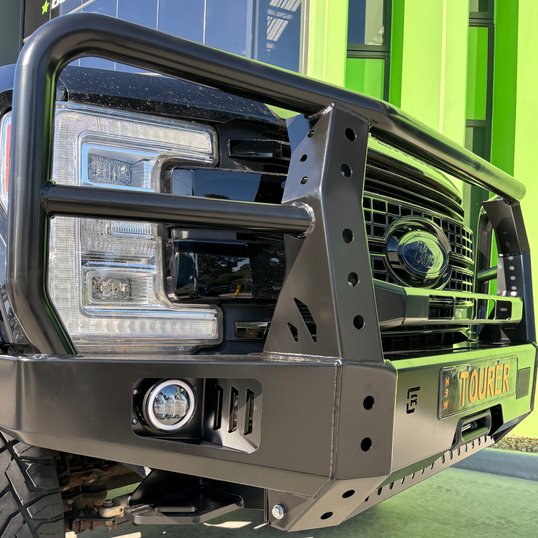 Ford F250 F350 F Truck Dallas Hooped Bull Bar Raslarr Engineering ford-f250-f350-f-truck-dallas-hooped-bull-bar-raslarr-engineering