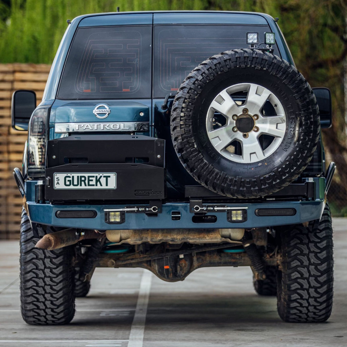 Gu Series GU Series 1-4 Nissan Patrol Rear Bar V2 Super High Clearance | Raslarr