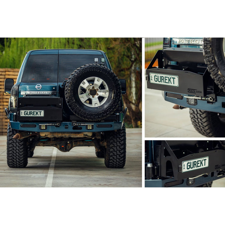 GU Series 1-4 Nissan Patrol Rear Bar V2 Super High Clearance | Raslarr