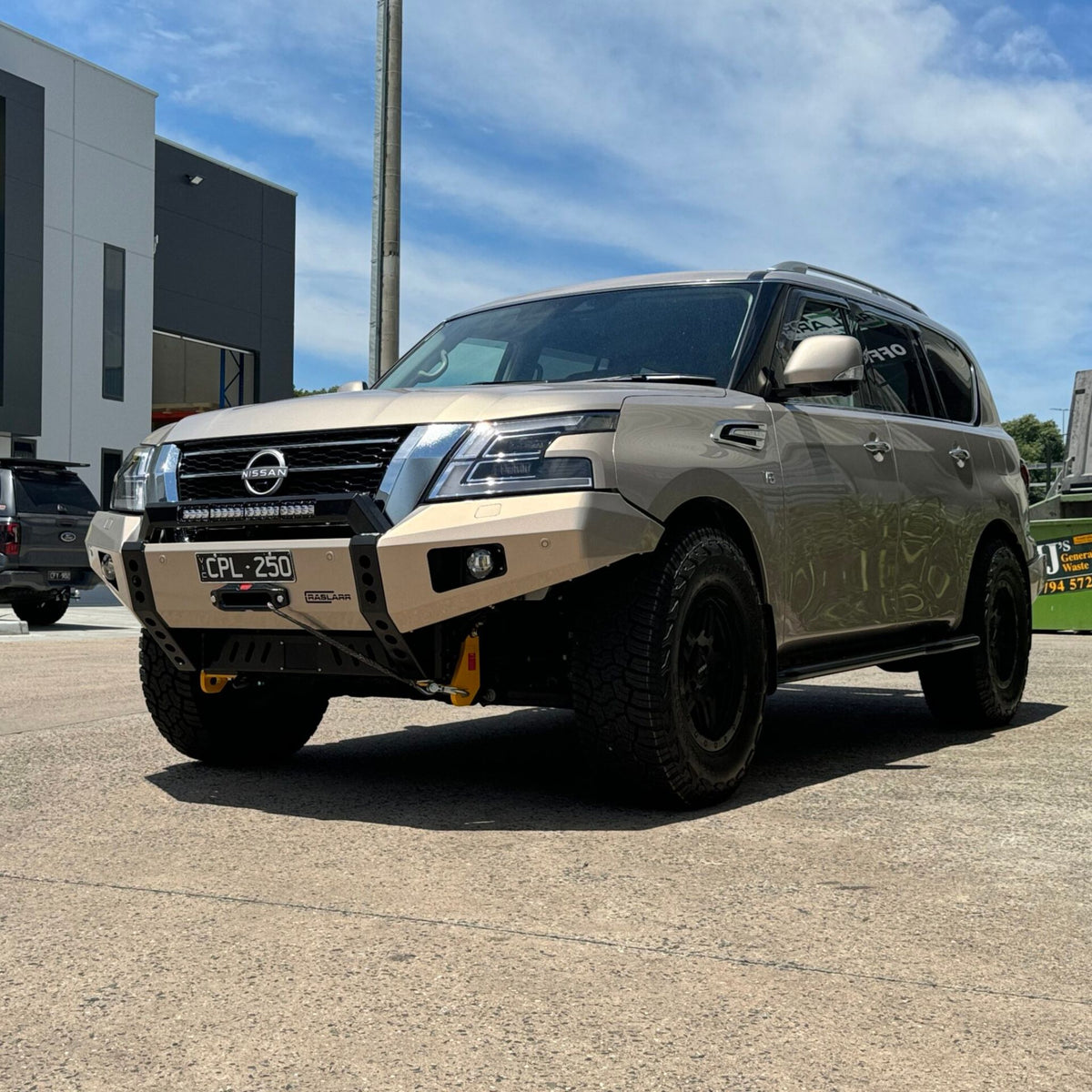 S5 Y62 Nissan Patrol Low Line (Winter) Bull Bar | Raslarr Australia