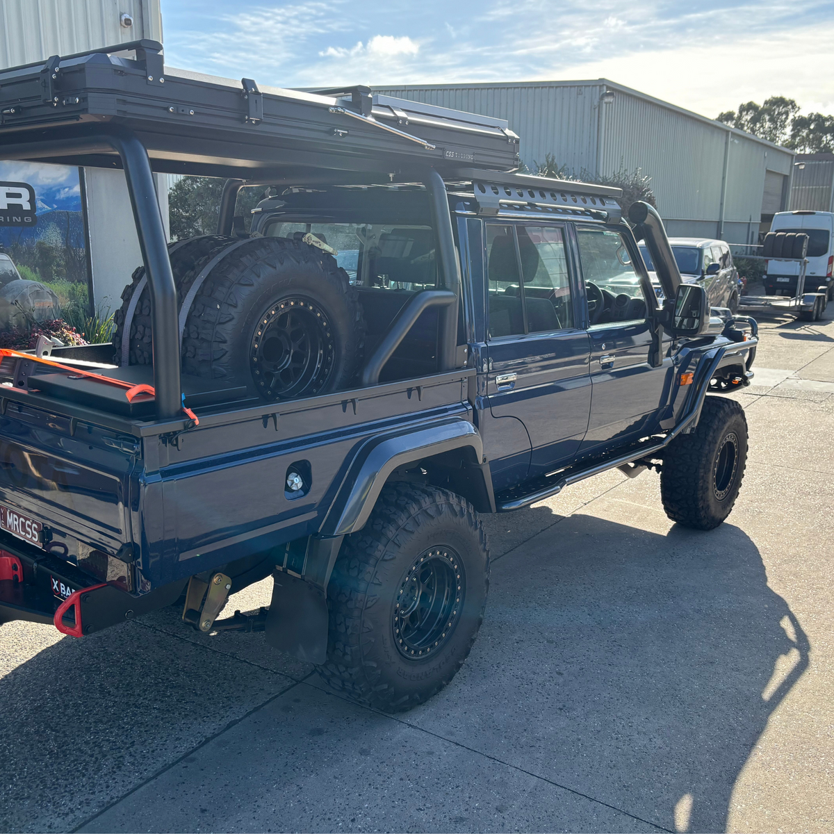 Cab Rails 70 Series Facelift Dual Cab Sliders & Rails | Raslarr