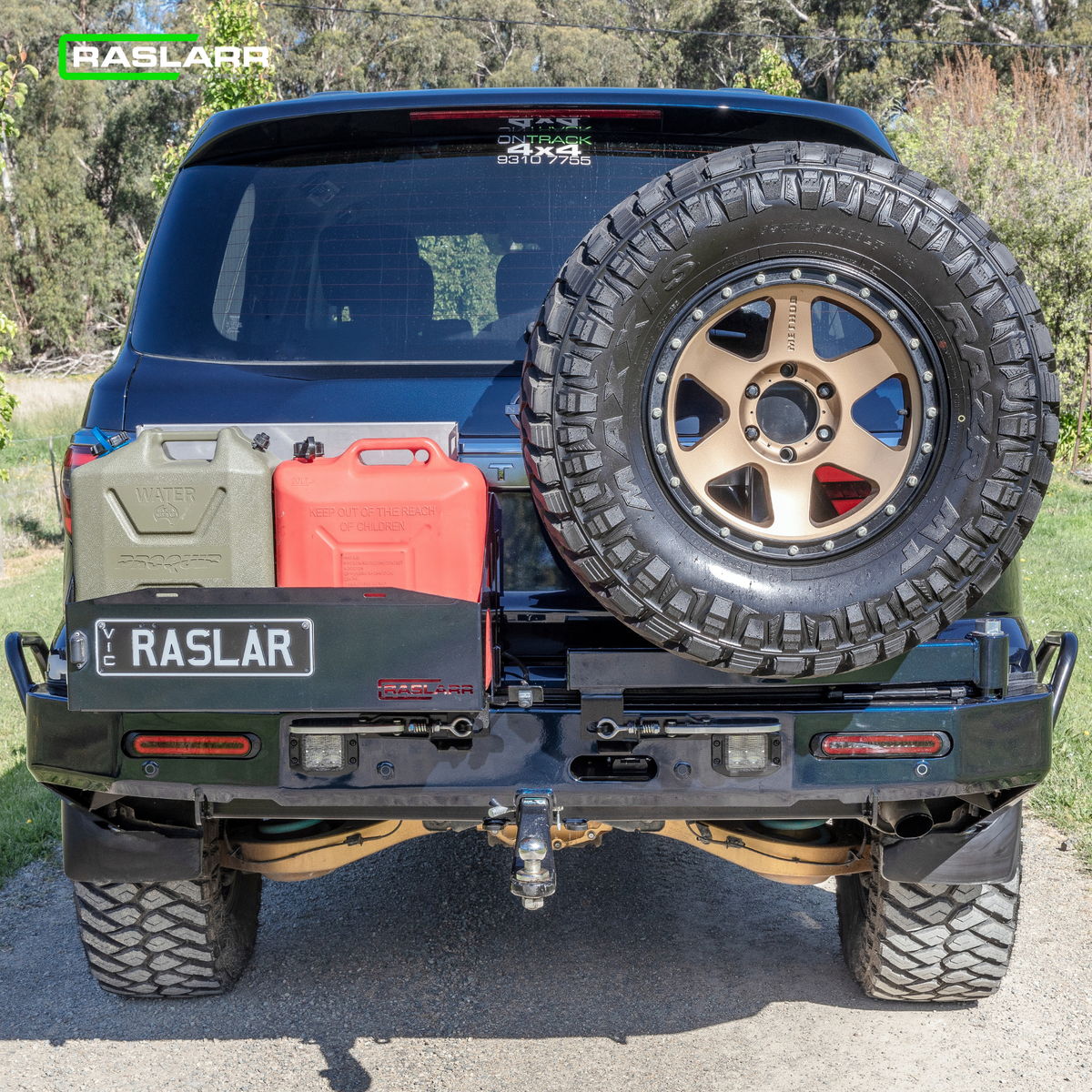 S5 Y62 Nissan Patrol Rear Bar V2 (Super High Clearance) | Raslarr
