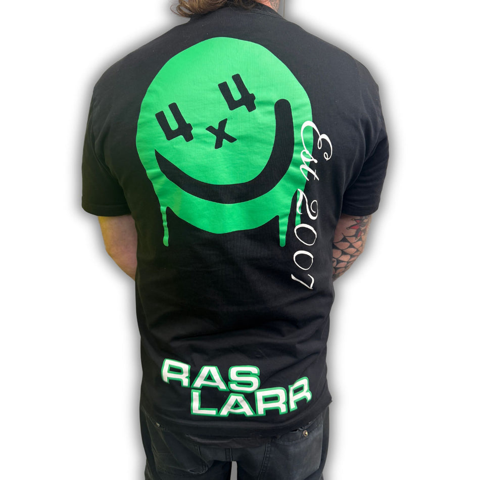 Kids Black Smiley T-Shirt