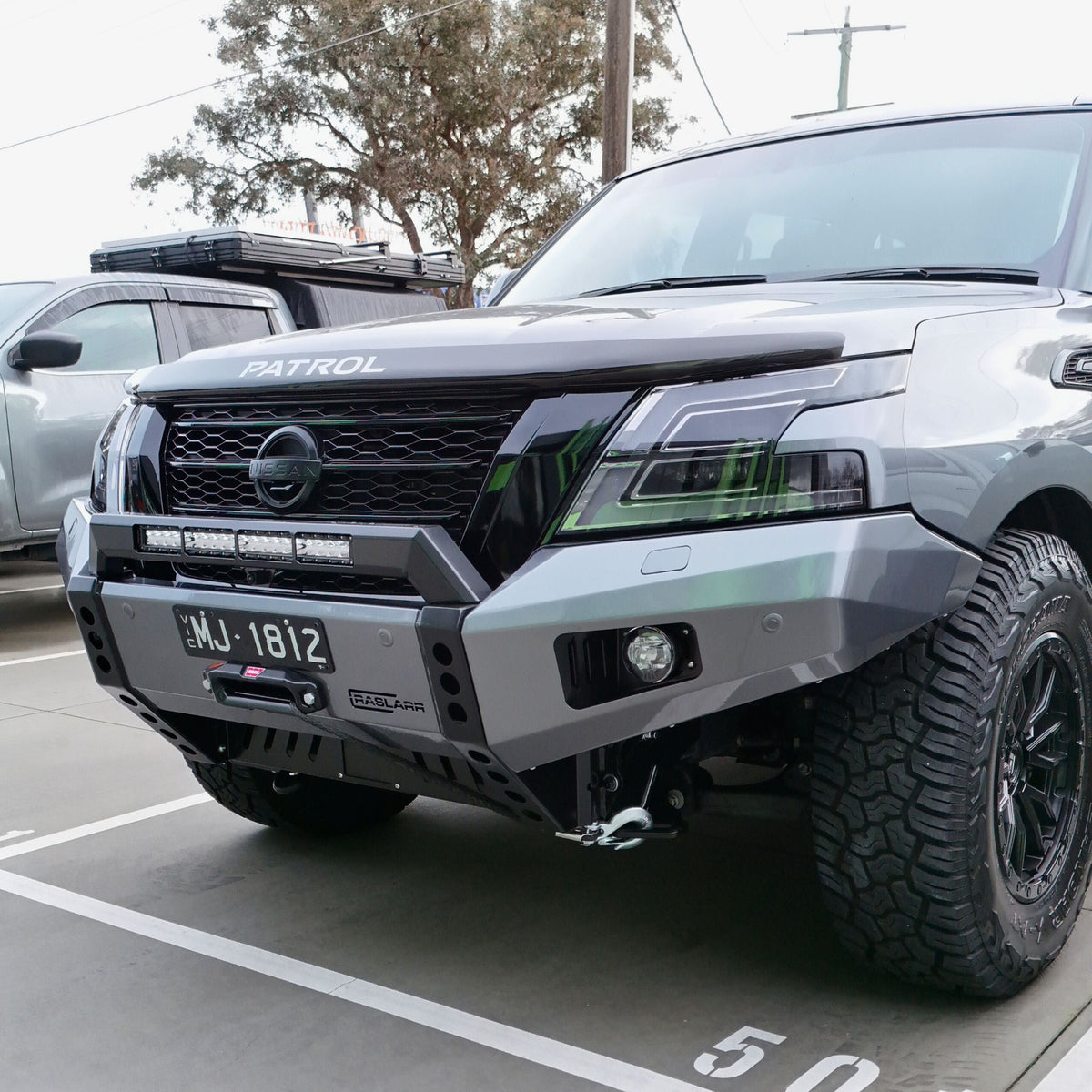 S5 Y62 Nissan Patrol Low Line (Winter) Bull Bar | Raslarr Australia
