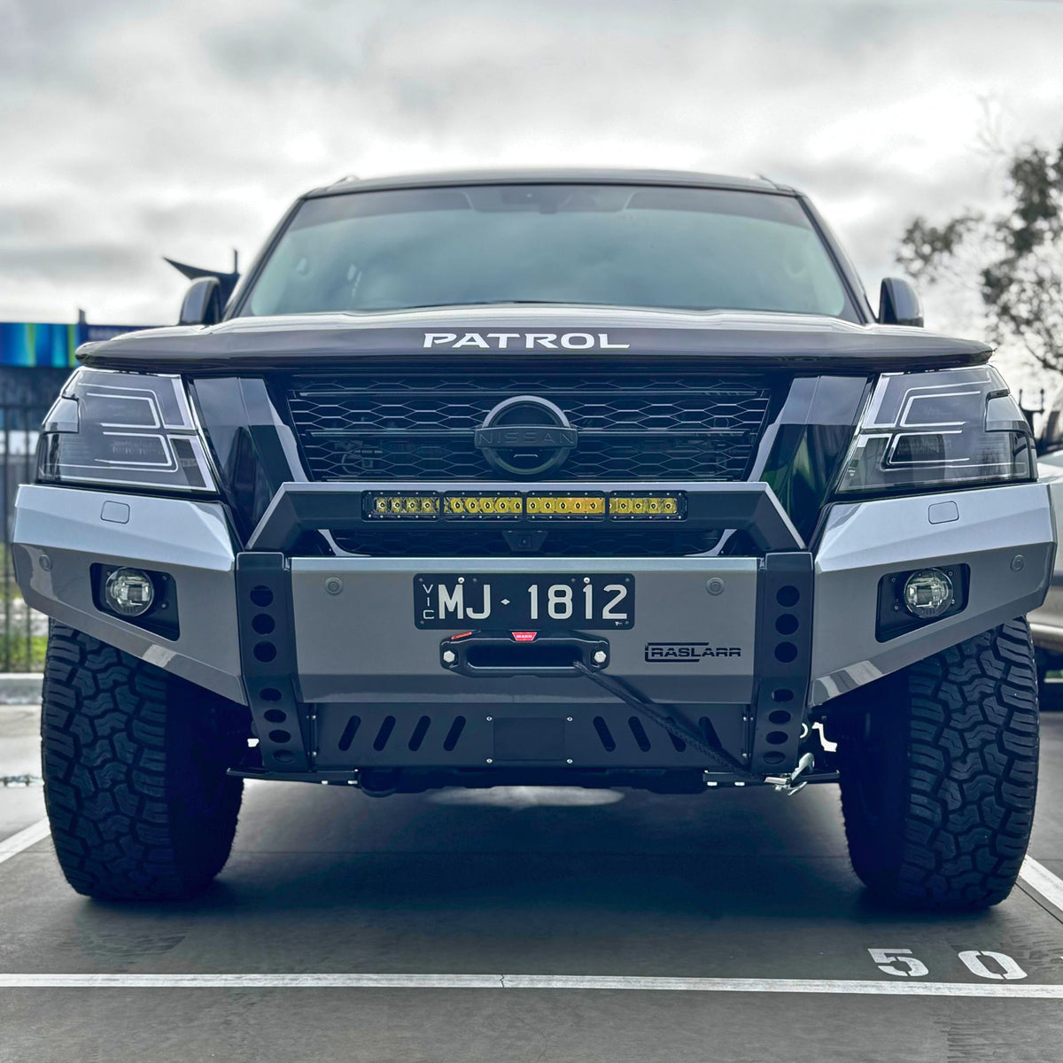 S5 Y62 Nissan Patrol Low Line (Winter) Bull Bar | Raslarr