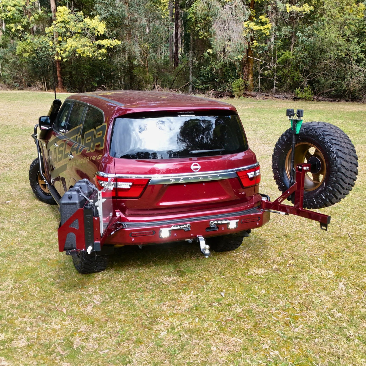 S5 Y62 Nissan Patrol Rear Bar V2 (Super High Clearance) | Raslarr