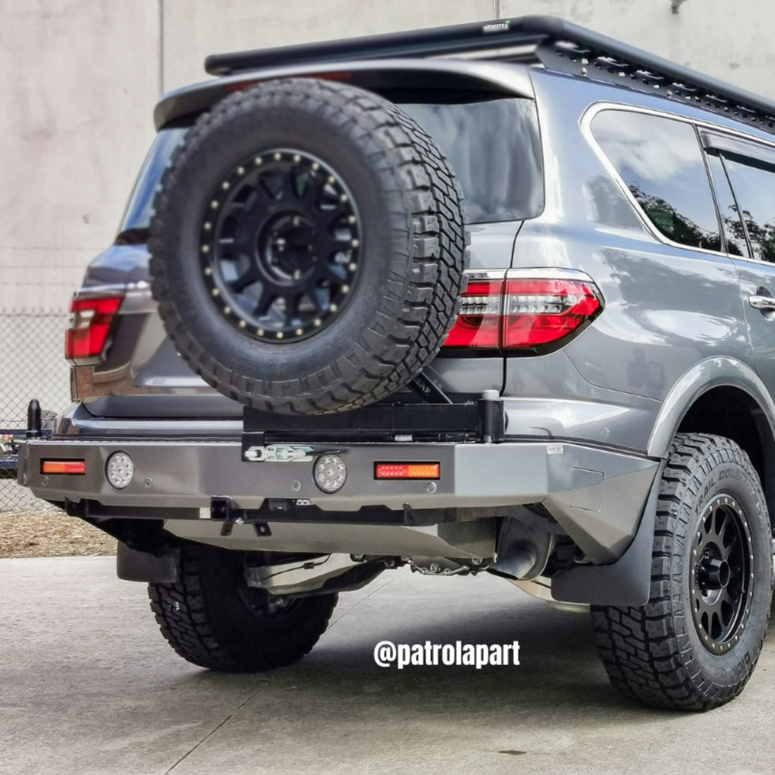 S5 Y62 Nissan Patrol OG Rear Bar | Raslarr