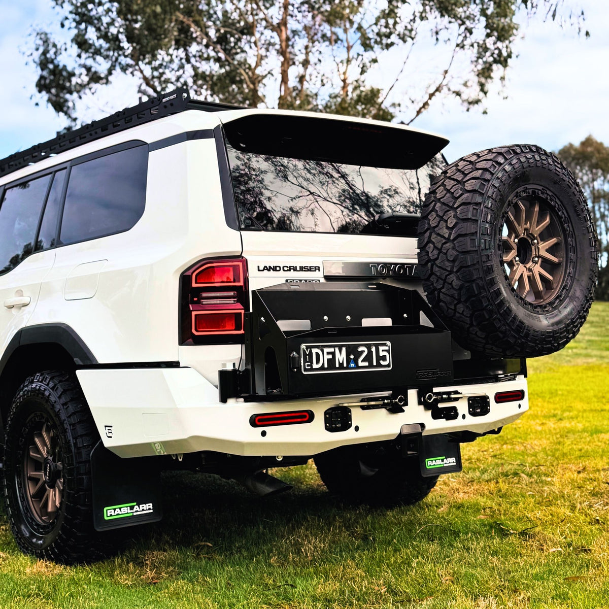 250 Series Toyota Landcruiser Prado Rear Bar & Wheel Carrier