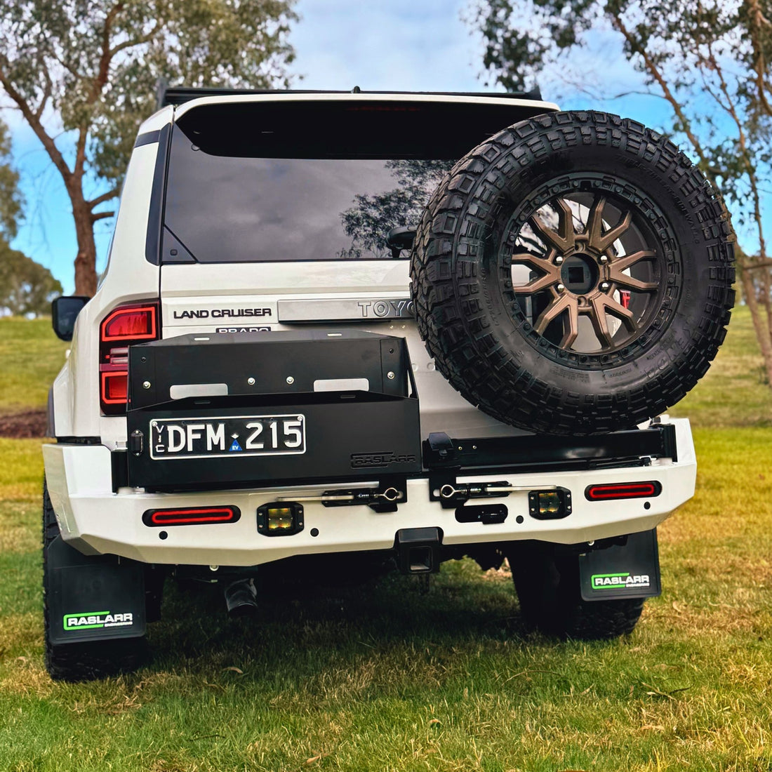 250 Series Toyota Landcruiser Prado Rear Bar & Wheel Carrier