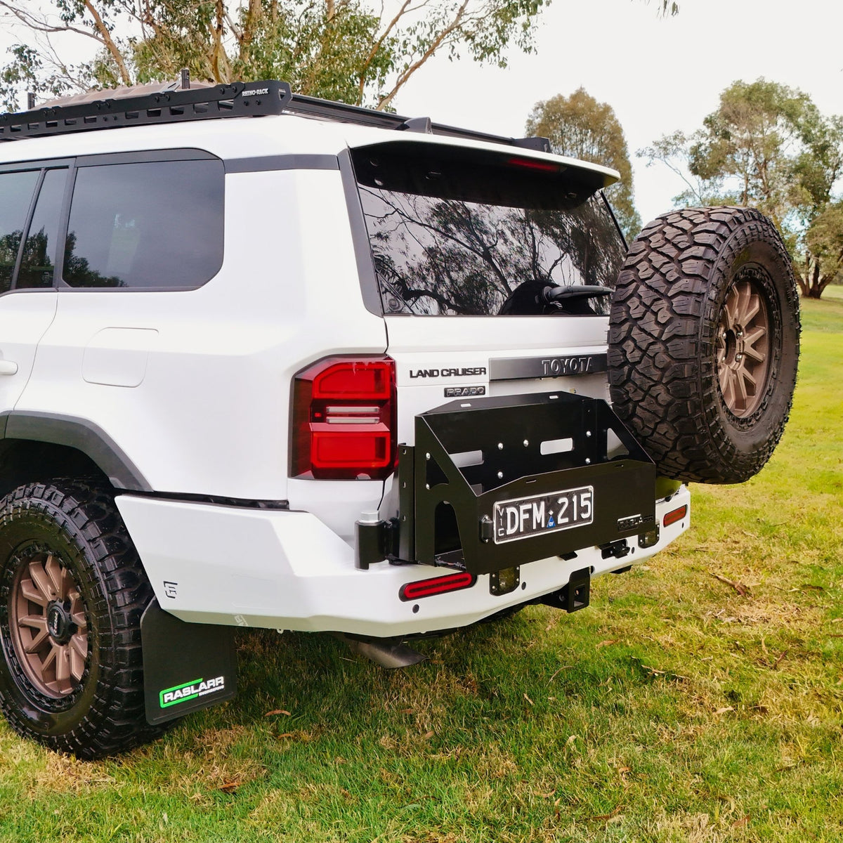 250 Series Toyota Landcruiser Prado Rear Bar & Wheel Carrier