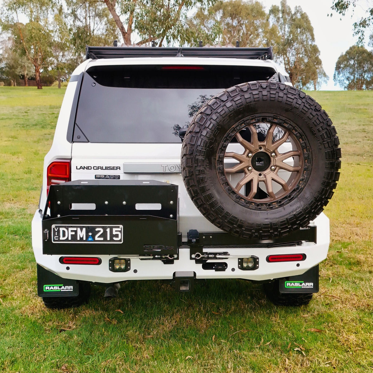 250 Series Toyota Landcruiser Prado Rear Bar & Wheel Carrier