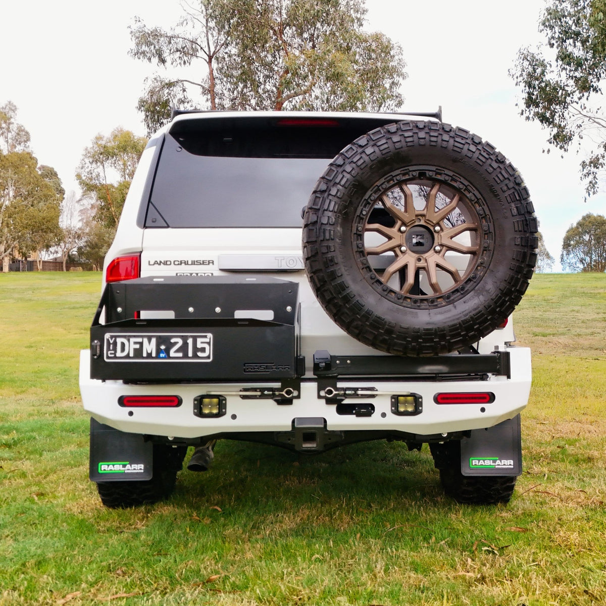 250 Series Toyota Landcruiser Prado Rear Bar & Wheel Carrier
