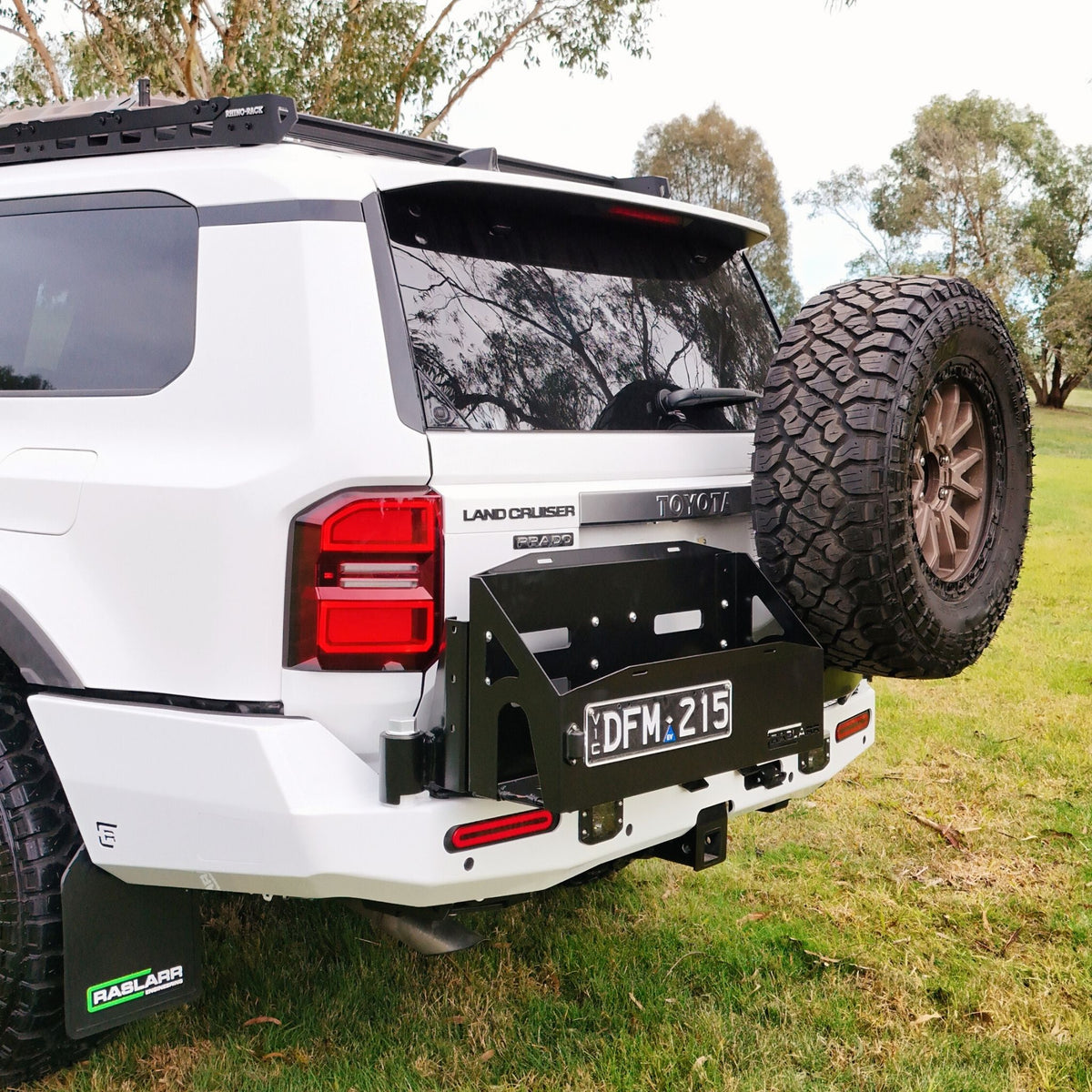 250 Series Toyota Landcruiser Prado Rear Bar & Wheel Carrier